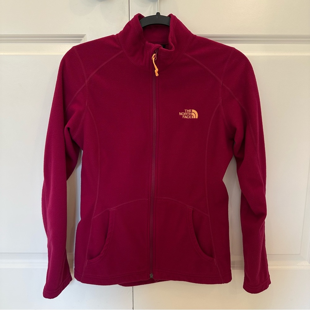 The North Face Women’s Pink Fleece Full Zip Jacket Small